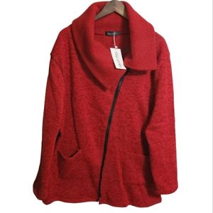 NWT Fee Et Rit Asymmetrical Zip Jacket Women's Size 16